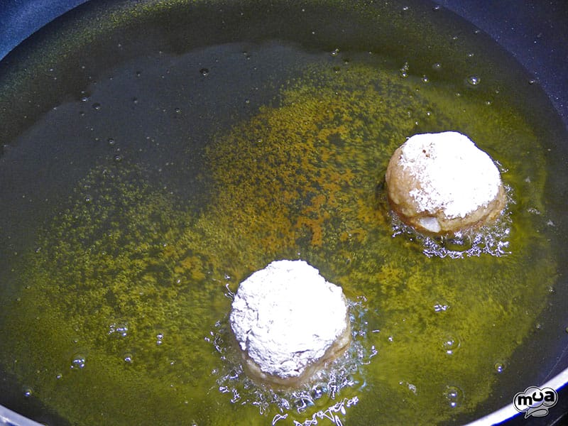 Espaguetis con albondigas de atún