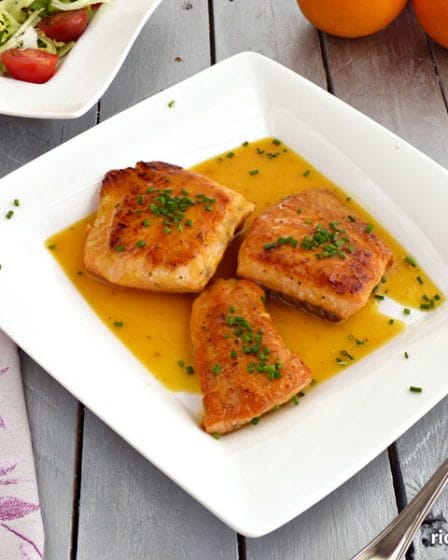 Salmón a la naranja