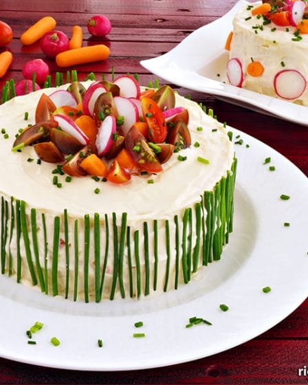 Pastel frío de marisco