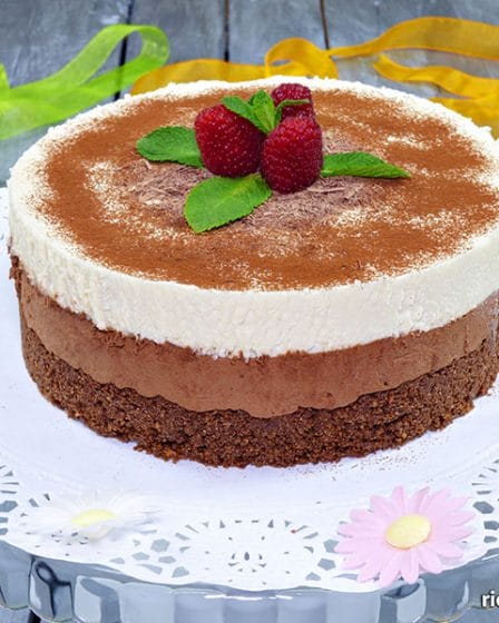 Tarta mousse doble chocolate