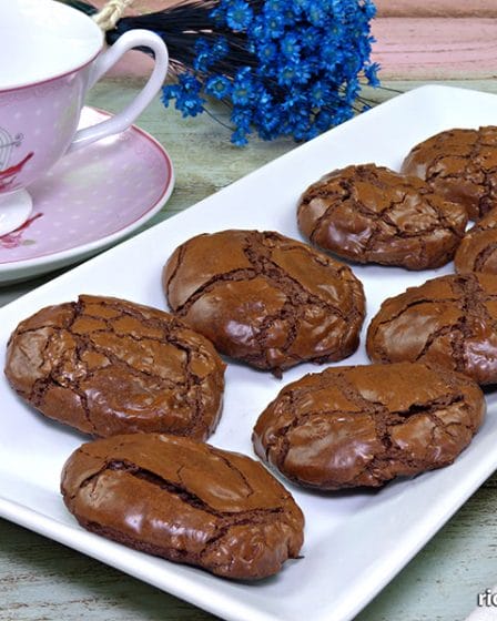 Galletas brownie de chocolate