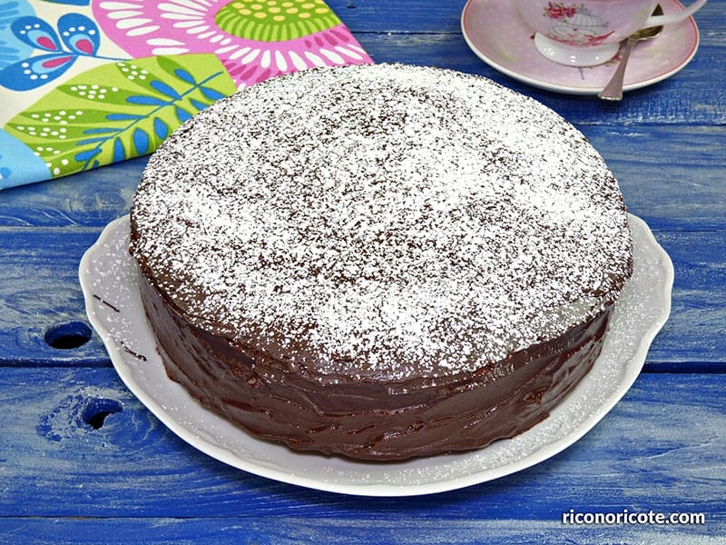 Bizcocho de calabaza relleno de chocolate